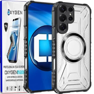 Etui na telefon Samsung Galaxy S26 Ultra Bezbarwne Oxygen HeX + Super Folia