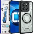 Etui na telefon Motorola Edge 70 Bezbarwne Oxygen HeX + Super Folia