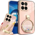 Etui na telefon Motorola Edge 60 Różowe Oxygen ARIA + Uchwyt