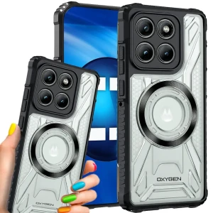 Etui na telefon Motorola Edge 60 Pro Bezbarwne Oxygen HeX 