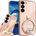 Etui na telefon Samsung Galaxy A25 Różowe Oxygen ARIA + Uchwyt