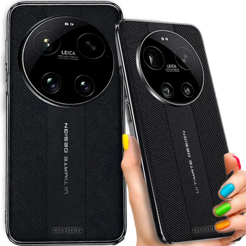 Etui na telefon Xiaomi 17 Ultra Czarne Oxygen Ultimate