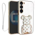 Etui na telefon Samsung Galaxy S26 Białe Oxygen BeaR + Uchwyt + Smycz