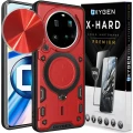 Etui na telefon Xiaomi 17 Ultra Czerwone Oxygen RR + Szkło Hartowane X-HARD