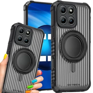 Etui na telefon Motorola Edge 60 Pro Czarne Oxygen ReX  