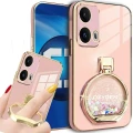 Etui na telefon Motorola Edge 50 Fusion Różowe Oxygen ARIA + Uchwyt