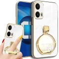 Etui na telefon Motorola Edge 50 Fusion Białe Oxygen ARIA + Uchwyt