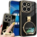 Etui na telefon Motorola Moto G86 Power Czarne Oxygen ARIA + Uchwyt