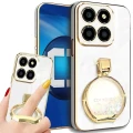 Etui na telefon Motorola Moto G86 Power Białe Oxygen ARIA + Uchwyt