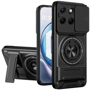 Etui na telefon Motorola Edge 70 Fusion Czarne Oxygen XR MAGSafe