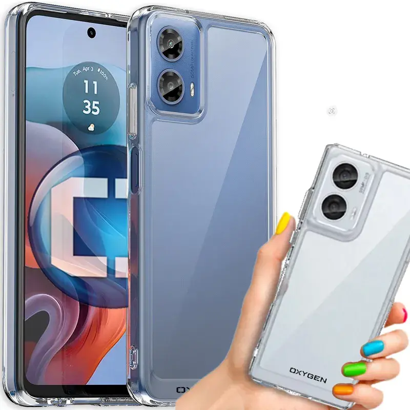 Etui na telefon Moto Edge 50 FUSION Oxygen Pure Bezbarwne