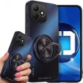 Etui na telefon Honor 600 Lite Czarne Oxygen LeaS MAGSafe