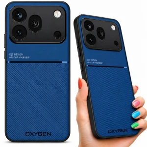 Etui na telefon Honor 600 Pro Niebieskie Oxygen IQS