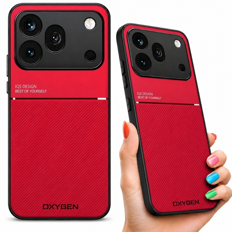 Etui na telefon Honor 600 Pro Czerwone Oxygen IQS