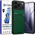 Etui na telefon Honor 600 Pro Zielone Oxygen IQS + Super Folia