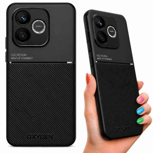 Etui na telefon Honor 600 Lite Czarne Oxygen IQS