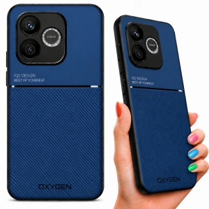 Etui na telefon Honor 600 Lite Niebieskie Oxygen IQS