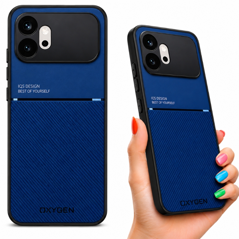 Etui na telefon Honor 600 Niebieskie Oxygen IQS