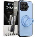 Etui na telefon Xiaomi 17T PRO Niebieskie Oxygen LeaS MAGSafe  + Szkło Hartowane X-HARD
