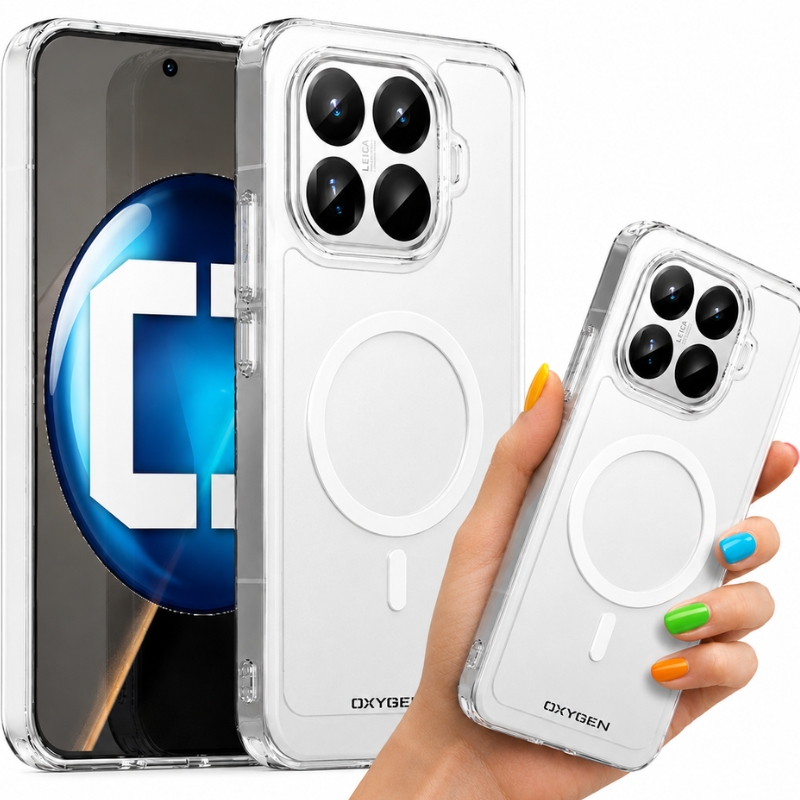 Etui na telefon Xiaomi 17T Pro Oxygen Pure MAGSafe Bezbarwne