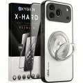 Etui na telefon Honor 600 Pro Białe Oxygen LeaS MAGSafe  + Szkło Hartowane X-HARD