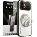 Etui na telefon Honor 600 Białe Oxygen LeaS MAGSafe  + Szkło Hartowane X-HARD