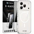 Etui na telefon Honor 600 Pro Bezbarwne Oxygen Pure MAGSafe + Szkło Hartowane X-HARD