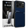 Etui na telefon Honor 600 Pro Niebieskie Oxygen IQS + Szkło Hartowane X-HARD