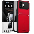 Etui na telefon Honor 600 Czerwone Oxygen IQS + Szkło Hartowane X-HARD.jpg