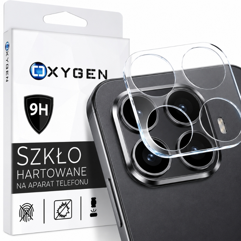 Szkło na aparat Xiaomi 17T Pro hartowane Oxygen