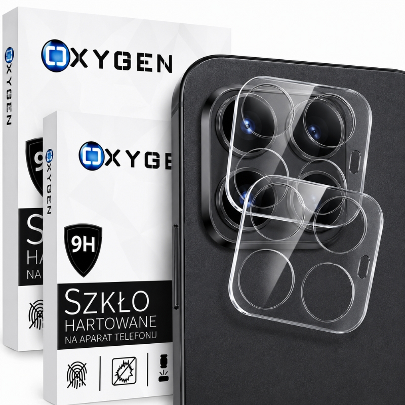 2x Szkło na aparat Xiaomi 17T Pro hartowane Oxygen
