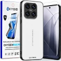Etui na telefon Xiaomi 17 Białe Oxygen Ultimate + Super Folia
