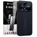 Etui na telefon Xiaomi Poco F8 Pro Czarne Oxygen Ultimate + Szkło Hartowane X-HARD