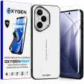 Etui na telefon Honor 400 Pro Białe Oxygen Ultimate + Super Folia