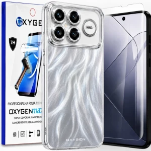 Etui na telefon Poco F8 Ultra Oxygen LUNA + Super Folia