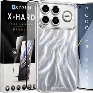 Etui na telefon Poco F8 Ultra Oxygen LUNA + Szkło Hartowane X-HARD