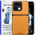 Etui na telefon Realme 16 Pro Plus 5G Żółte Oxygen LUXE MAGSafe + Super Folia.jpg