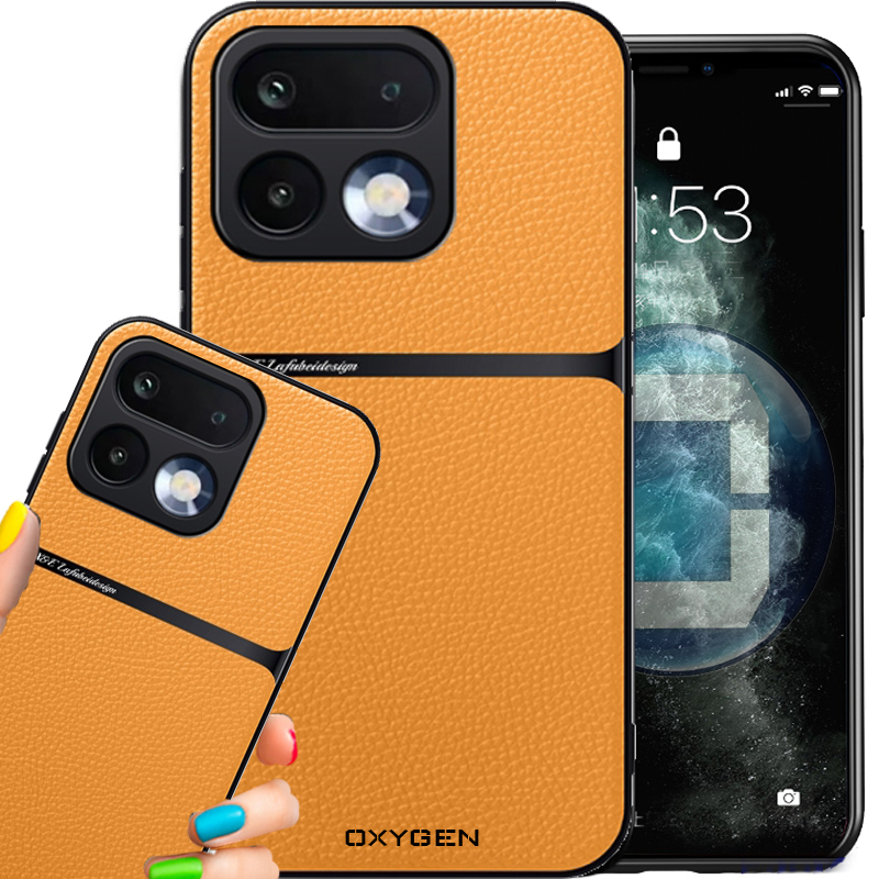 Etui na telefon Realme 16 Pro Plus 5G Żółte Oxygen LUXE MAGSafe