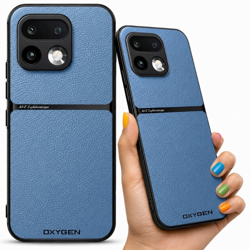 Etui na telefon Realme 16 Pro Plus 5G Niebieskie Oxygen LUXE MAGSafe