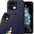 Etui na telefon Realme 16 Pro Plus 5G Granatowe Oxygen LUXE MAGSafe