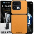 Etui na telefon Realme 16 Pro 5G Żółte Oxygen LUXE MAGSafe + Szkło Hartowane X-HARD