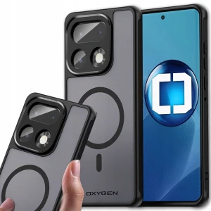 Etui na telefon Realme 16 Pro Plus Czarne Oxygen MagSafe