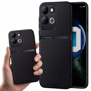 Etui na telefon Redmi 17 5G Czarne Oxygen LUXE MagSafe
