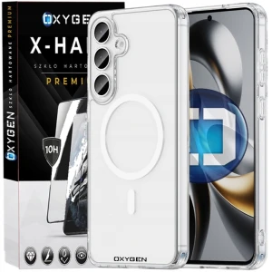 Etui na telefon Samsung Galaxy S26 FE Bezbarwne Oxygen PURE + Szkło Hartowane X-HARD