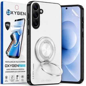Etui na telefon Samsung Galaxy S26 FE Białe Oxygen LEAS + Super Folia