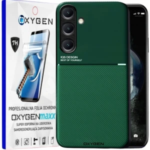 Etui na telefon Samsung Galaxy S26 FE Zielone Oxygen IQS + Super Folia