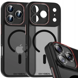 Etui na telefon Apple iPhone 18 Pro Czarne Oxygen MagSafe