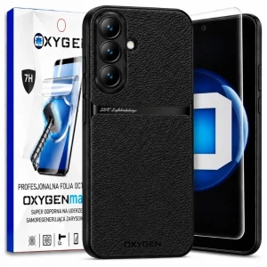 Etui na telefon Samsung Galaxy S26 FE Czarne Oxygen LUXE MagSafe + Super Folia