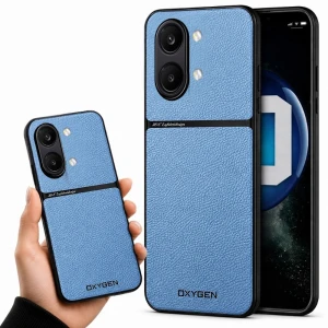 Etui na telefon POCO X8 Pro Max Niebieskie Oxygen LUXE MagSafe