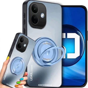 Etui na telefon Redmi Note 17 5G Niebieskie Oxygen Leas MAGSAFE